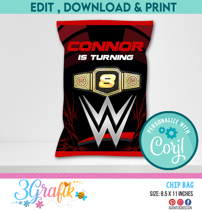 Wrestlemania Chip Bag