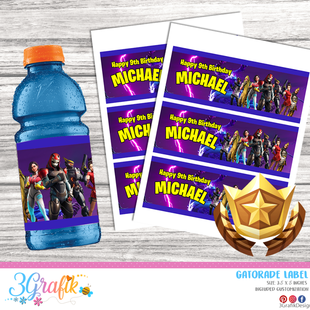 Fortnite Chip Bags | Bolsas de Chip Fortnite | Fortnite Party Supplies