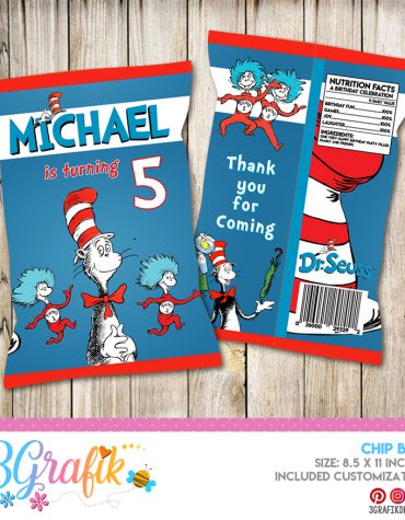 Dr. Seuss Chip Bags Printable