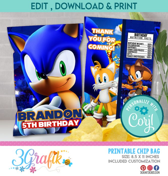 Sonic Chip Bag digital