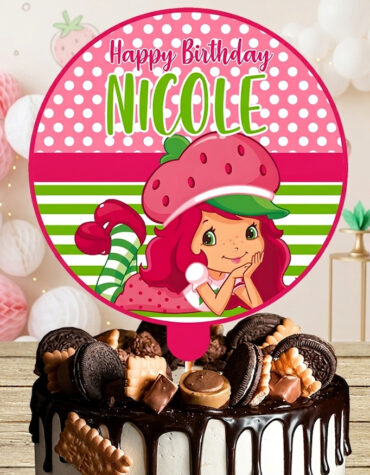 Strawberry Shortcake Cake Topper