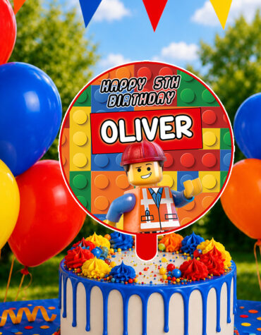 Lego Cake Topper Printable