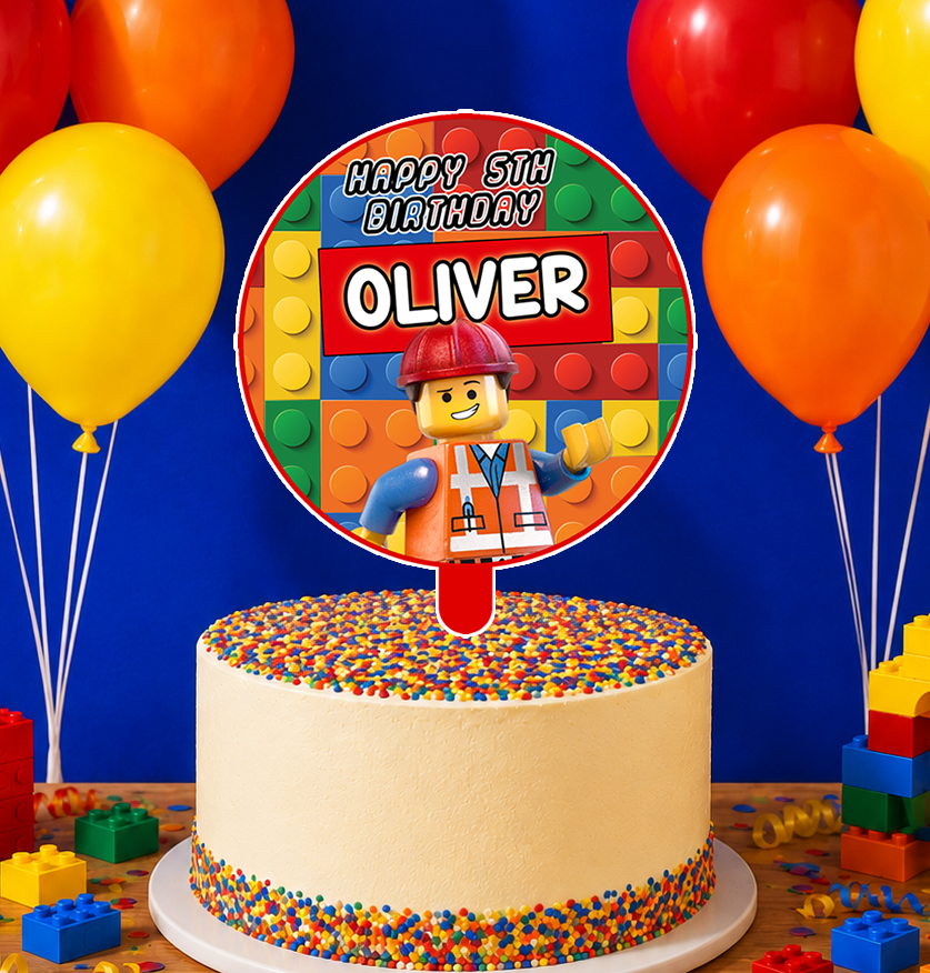 Lego Cake Topper Printable
