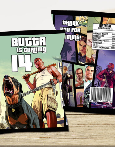 Grand Theft Auto Chip Bag digital