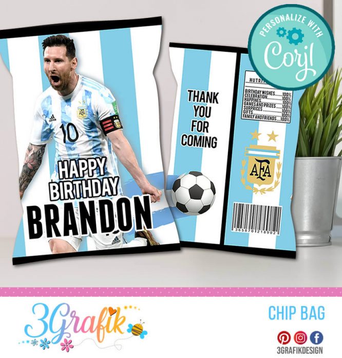 Messi Chip bag