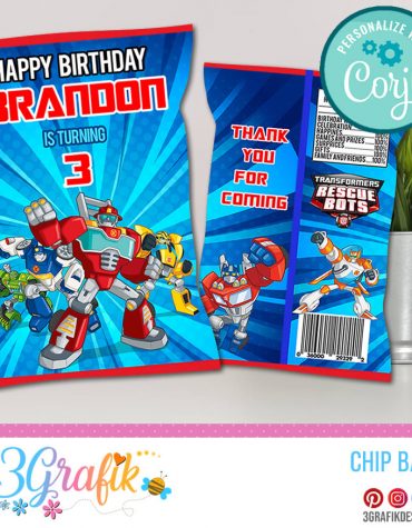 rescue bots Chip bag