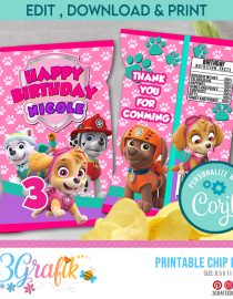 Paw Patrol Chip Bag Digital