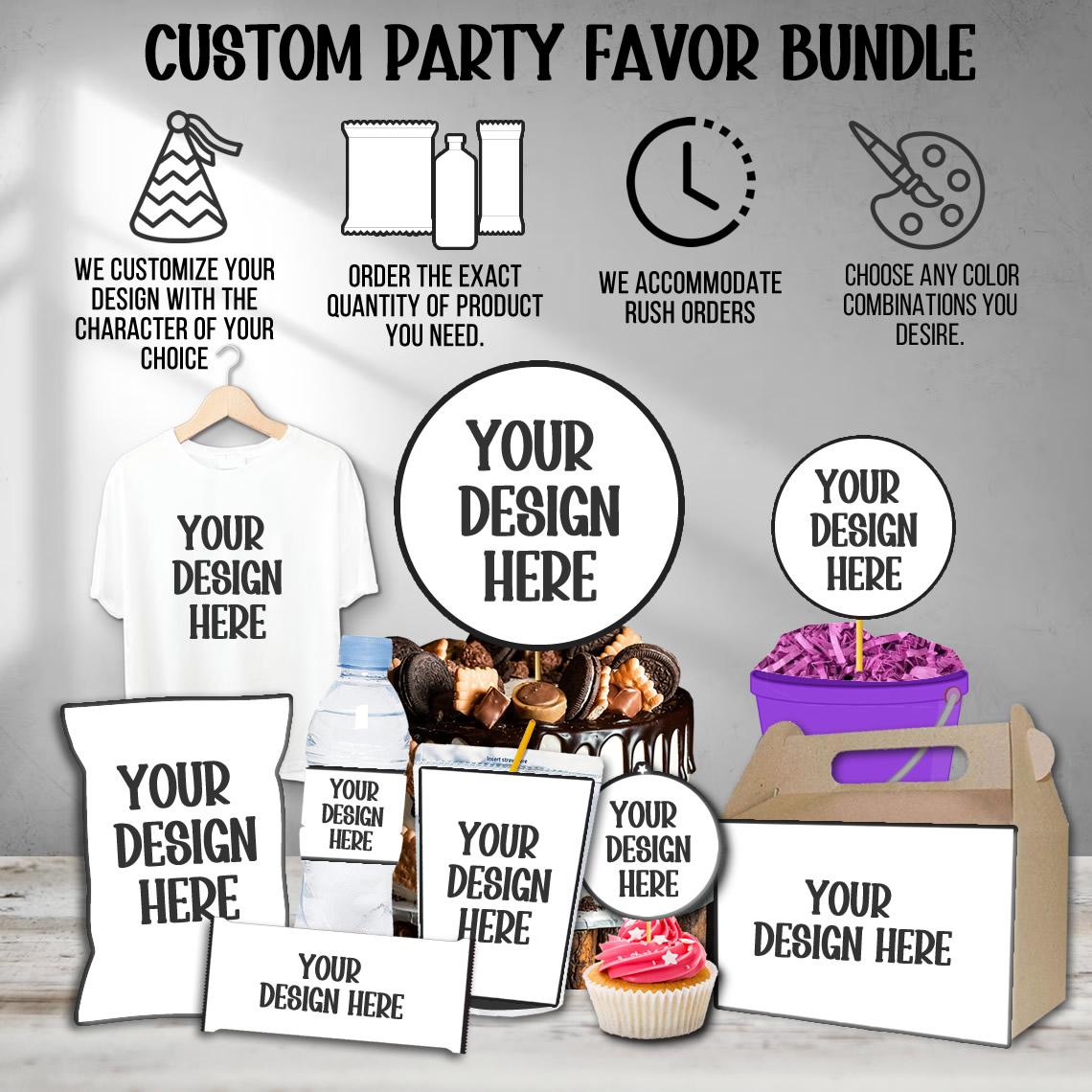 Beanie Boo Cupcake Toppers – Printable Party Decorations for Kids Birthday (Instant Download) - Image 5