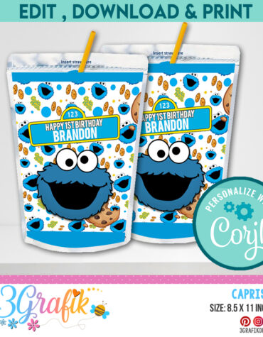 Cookie Monster Caprisun