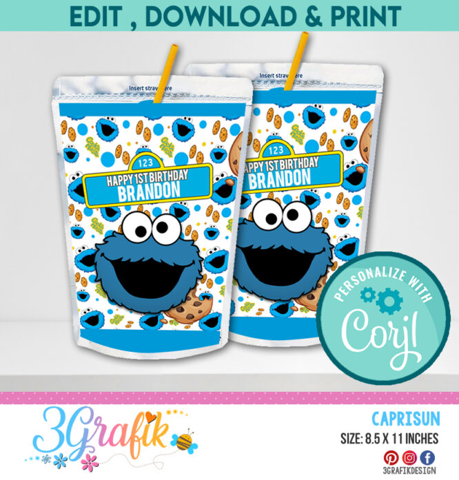 Cookie Monster Caprisun