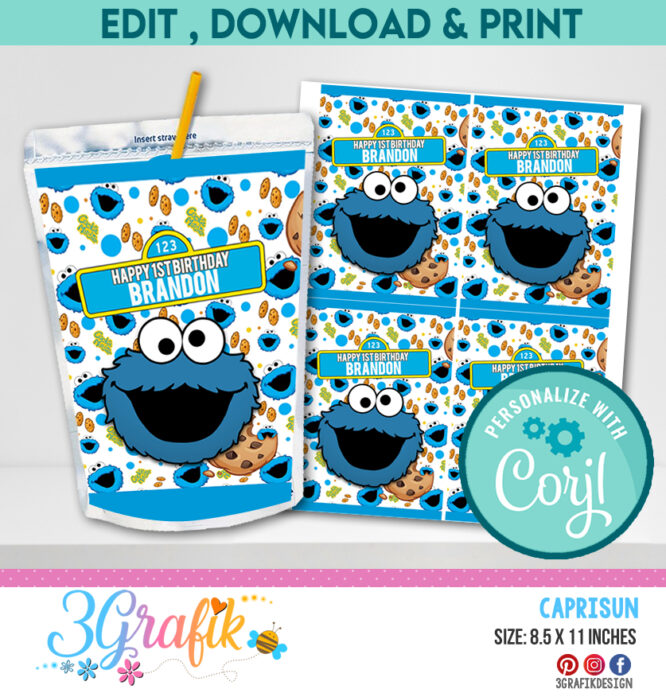 Cookie Monster Caprisun