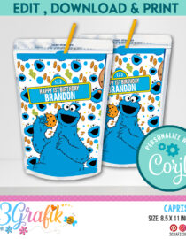 Cookie Monster Caprisun Digital