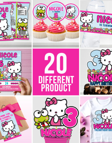 Hello Kitty Editable Party Bundle