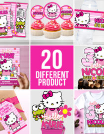 Hello Kitty Editable Party Bundle