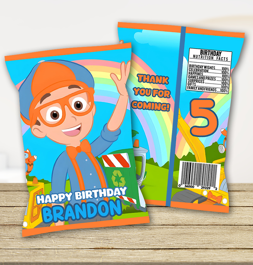 Blippi Chip Bags