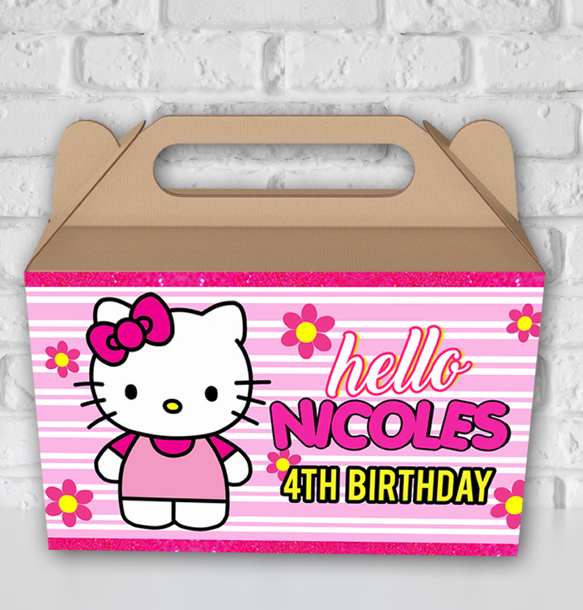 Hello Kitty Box label