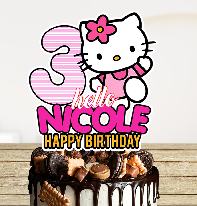 Hello Kitty Cake Topper