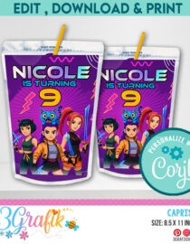 Kpop Demon Hunters caprisun