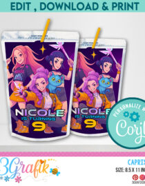 Kpop Demon Hunters Caprisun digital