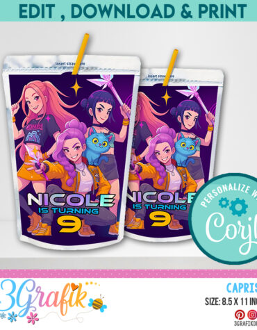 Kpop Demon Hunters Caprisun digital