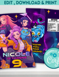 Kpop Demon Hunters Chip bags digital