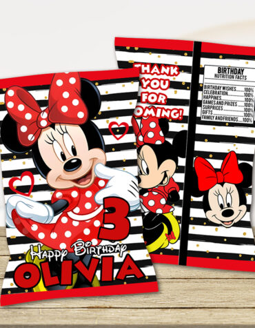Minnie Mouse Chip Bag Digital
