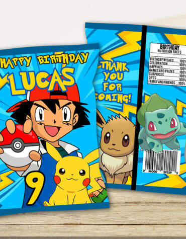 Pokemon Chip Bag printable