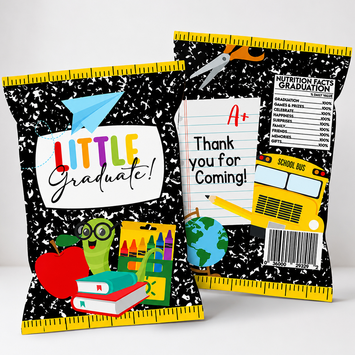 Graduation Chip Bags Templates