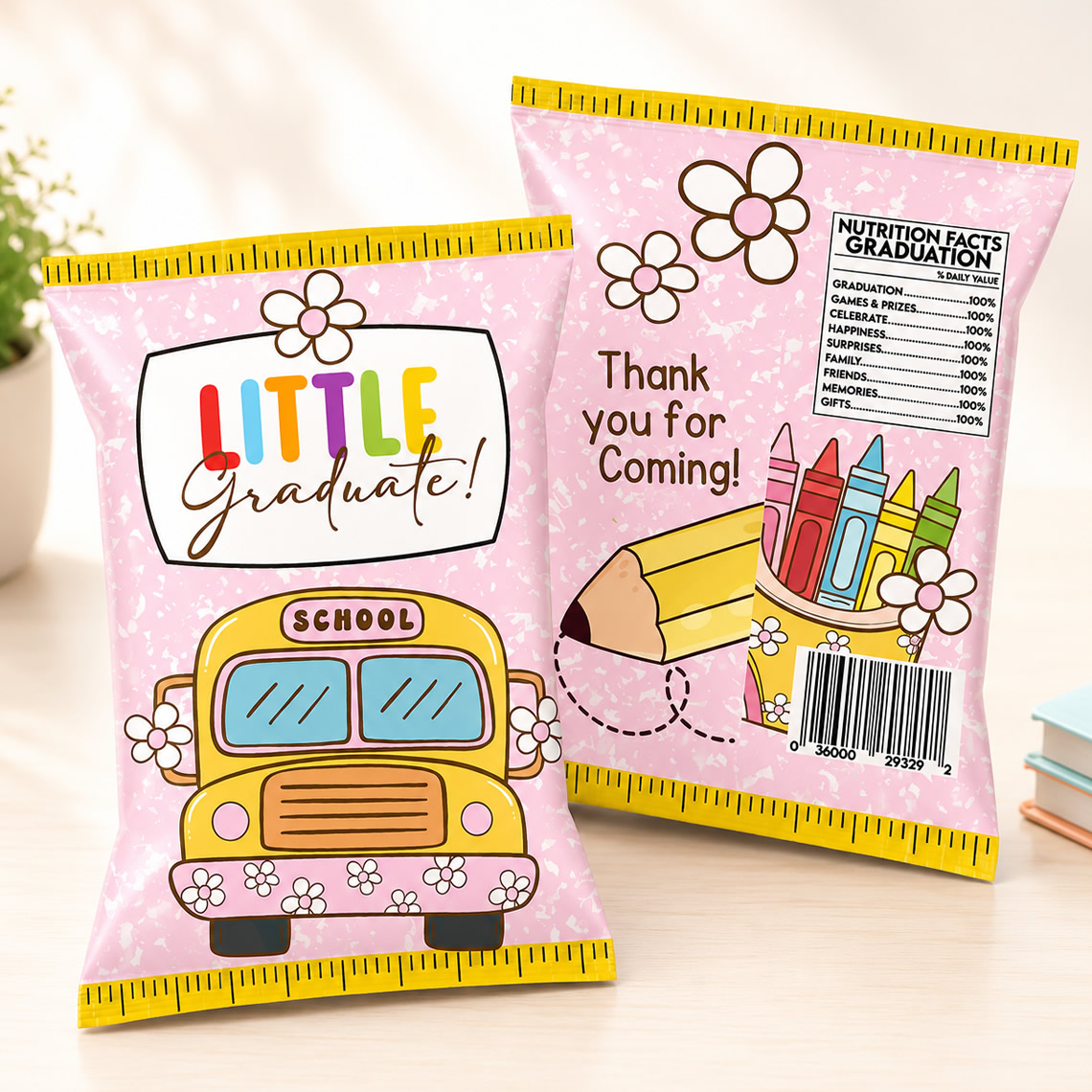 Graduation Chip Bags Templates