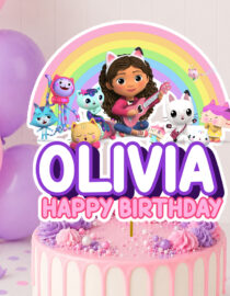 Printable Gabby’s Dollhouse Cake Topper