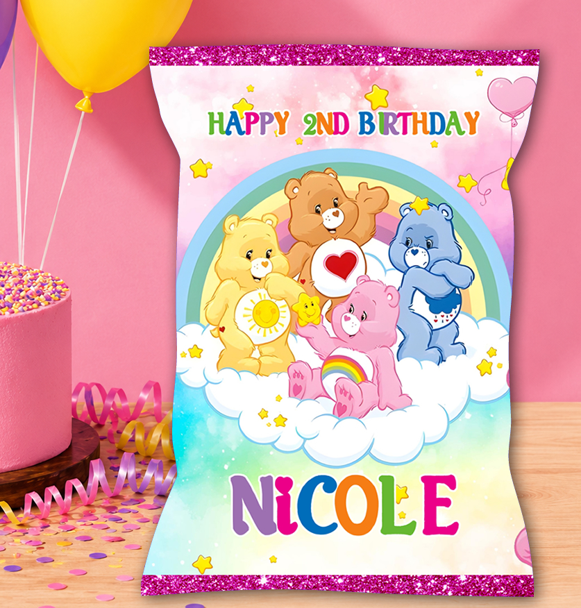 Care Bears Chip Bag Printable