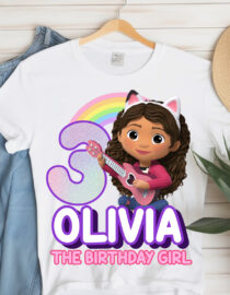 Gabby’s Dollhouse Birthday Iron On Transfer