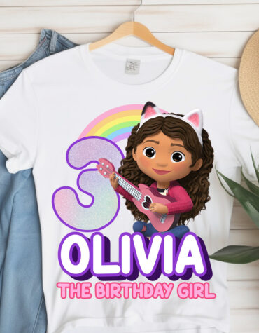Gabby’s Dollhouse Birthday Iron On Transfer