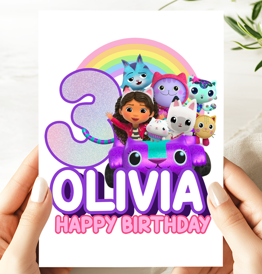 Printable Gabby’s Dollhouse Cake Topper