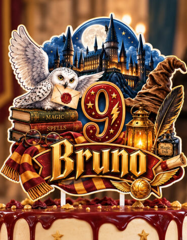 Personalized Harry Potter Cake Topper