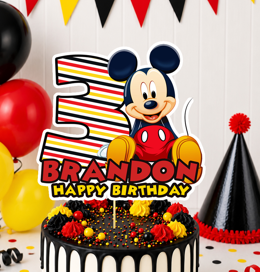 Mickey Mouse Cake Topper