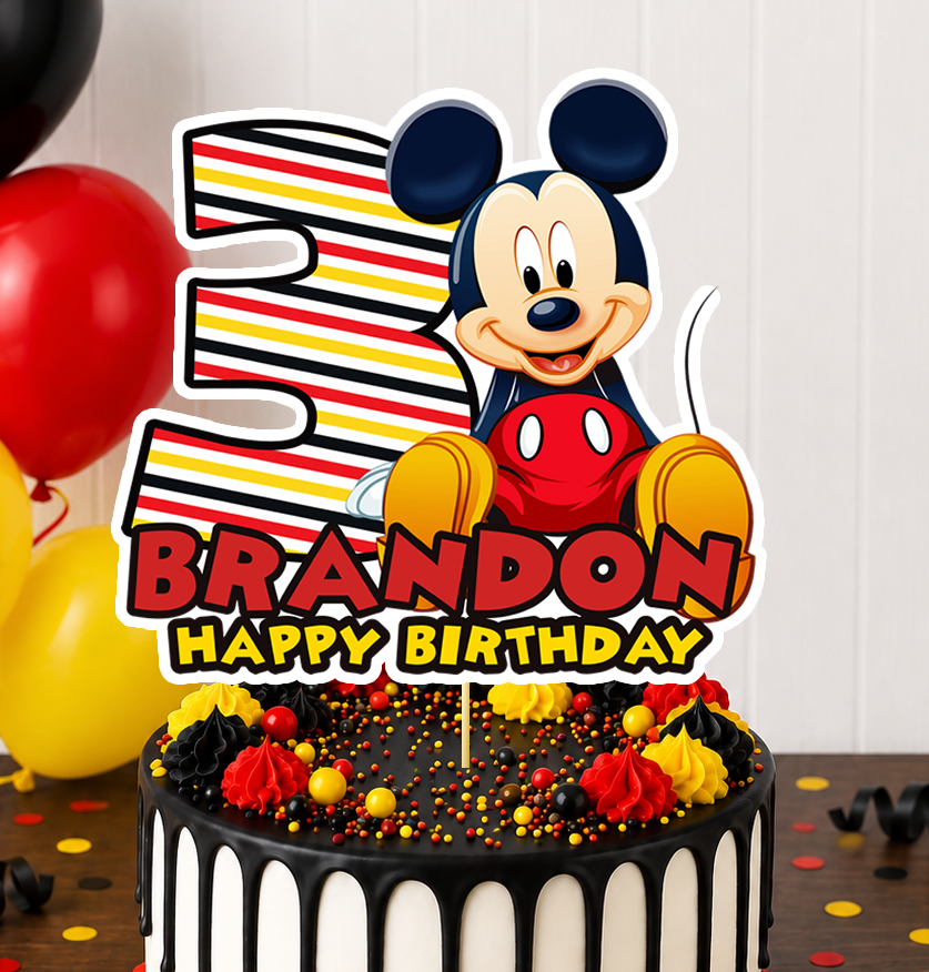 Mickey Mouse Cake Topper
