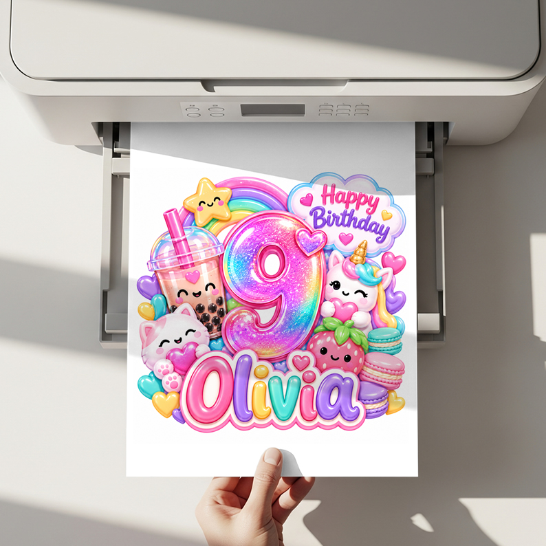Squish Birthday Cake Topper
