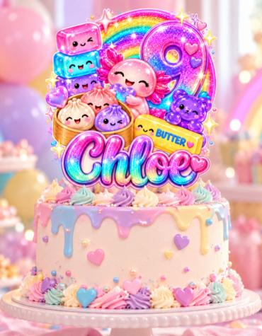 Squish Cake Topper printable