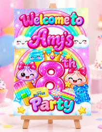 Welcome sign squishy